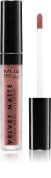MUA Makeup Academy Velvet Matte матиращо течно червило