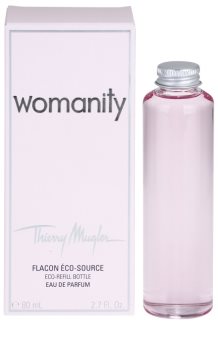 Mugler Womanity eau de parfum para mulheres 80 ml recarga