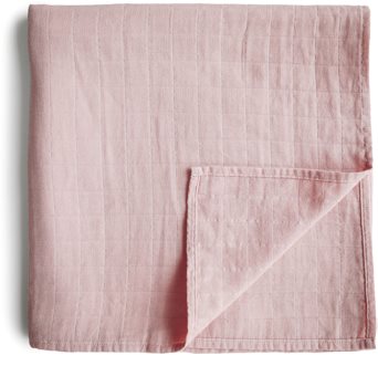 Mushie Muslin Swaddle Blanket Organic Cotton pólya
