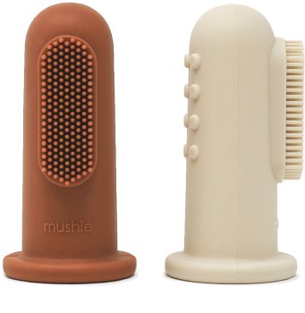 Mushie Finger Toothbrush dječja četkica za zube na prst
