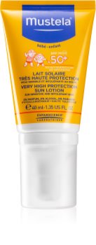 Mustela Solaires schützende Gesichtscreme SPF 50+