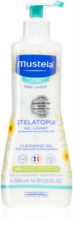 Mustela Bébé Stelatopia Cleansing Wash Gel for Kids & Babies for Dry and Atopic Skin