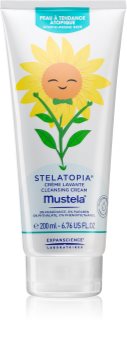 Mustela Bébé Stelatopia Gentle Cream Cleanser For Very Dry Sensitive And Atopic Skin