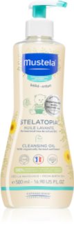 Mustela Bébé Stelatopia Bath and Body Oil for Kids For Atopic Skin