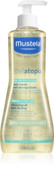 Mustela Bébé Stelatopia ulei baie de pentru copii și corp pentru piele atopica