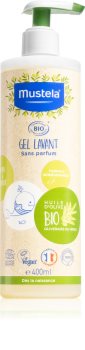 Mustela BIO Pesugeeli Vartalolle ja Hiuksille Vastasyntyneille Lapsille