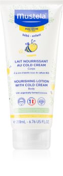 Mustela Bébé Soin Body Lotion mit Anteilen von "Cold-Cream"