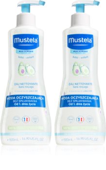 Mustela Bébé PhysiObébé Duopack Rengöringsvatten för barn från födseln