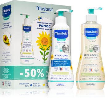 Mustela Bebe Stelatopia Gift Set For Atopic Skin Notino Ie