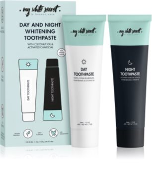 My White Secret Toothpaste Classic Mint Ensemble de soins dentaires (pour des dents éclatantes de blancheur)