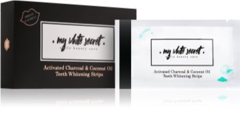 My White Secret Charcoal and Coconut Oil paski wybielające do zębów
