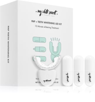 My White Secret PAP+ Teeth Whitening LED Kit Komplekts zobu balināšanai