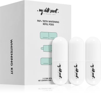 My White Secret PAP+ Teeth Whitening Refill Pods balināšanu aktivējošs gels uzpilde