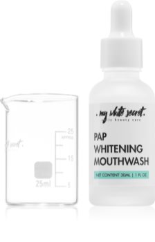 My White Secret PAP Whitening Mouthwash koncentrirana vodica za usta s izbjeljivajućim učinkom