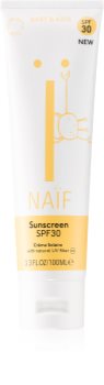 Naif Baby & Kids Bräunungscreme für Kinder SPF 30