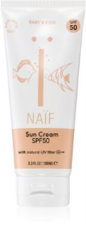 Naif Baby & Kids Sun Cream SPF 50 napozókrém gyermekeknek SPF 50