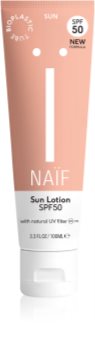 Naif Sun Sun Lotion SPF 50 lait solaire