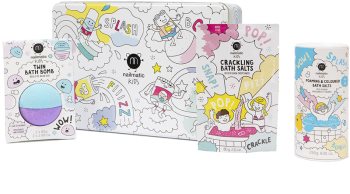 Nailmatic Kids Bubble Bath Box Set Blue, Pink, Blue and Violet (for Kids)