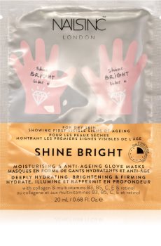 Nails Inc. Shine Bright maschera ringiovanente per le mani
