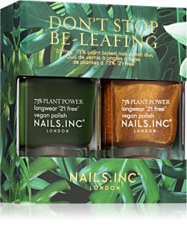 Nails Inc. Don't Stop Be-Leafing výhodné balení (na nehty)