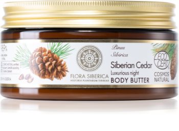 Natura Siberica Flora Siberica Siberian Cedar vyživující tělové máslo na noc