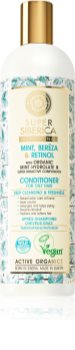 Natura Siberica Mint, Bereza & Retinol erfrischendes Balsam für fettiges Haar
