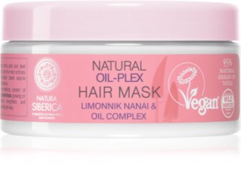 Natura Siberica Natural Oil-plex hloubkově regenerační maska pro barvené vlasy