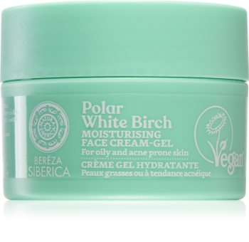 Natura Siberica Polar White Birch хидратиращ гел крем за мазна и проблемна кожа