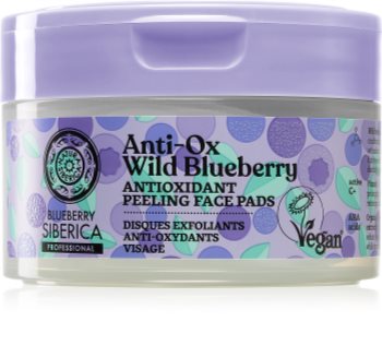 Natura Siberica Anti-Ox Wild Blueberry ексфолиращи тампони за лице