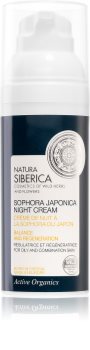 Natura Siberica Sophora Japonica Regenerierende Nachtcreme für fettige und gemischte Haut