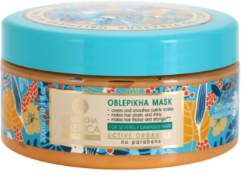 Natura Siberica Sea-Buckthorn masque régénérateur en profondeur pour cheveux très abîmés