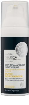 Natura Siberica Sophora Japonica regenerečný nočný krém pre mastnú a zmiešanú pleť