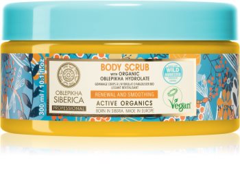 Natura Siberica Oblepikha (Sea-Buckthorn) Udglattende bodyskrub med havtorn