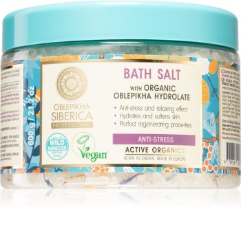 Natura Siberica Oblepikha (Sea-Buckthorn) Relaxing Bath Salt with Buckthorn