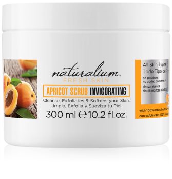 Naturalium Fresh Skin Apricot povzbuzující tělový peeling