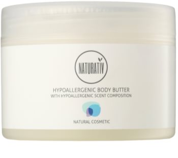 Naturativ Body Care Hypoallergenic manteca corporal hidratante con efecto calmante para pieles secas y muy secas