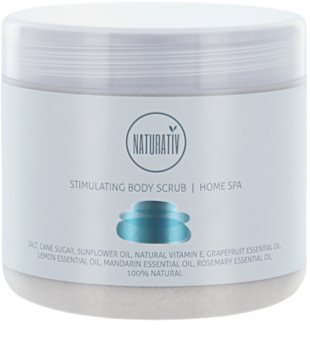 Naturativ Body Care Home Spa exfoliante corporal estimulante con sal y azúcar