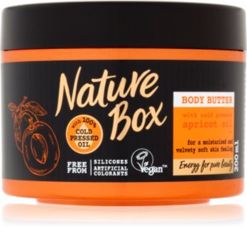 Nature Box Apricot intenzivně hydratační tělové máslo pro jemnou a hladkou pokožku