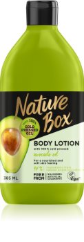 Nature Box Avocado vyživující tělové mléko