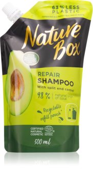 Nature Box Avocado tiefenwirksames regenerierendes Shampoo für fusselige Haarspitzen