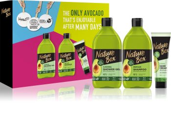 Nature Box Avocado dárková sada (pro hydrataci a lesk)