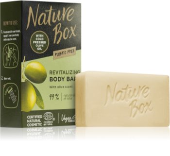 Nature Box Olive Oil tisztító kemény szappan  testre