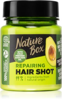 Nature Box Avocado Hair Shot intenzivní regenerační maska s avokádem