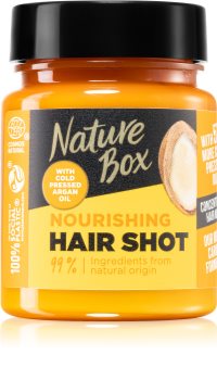 Nature Box Argan Hair Shot masque cheveux régénérant à l'huile d'argan