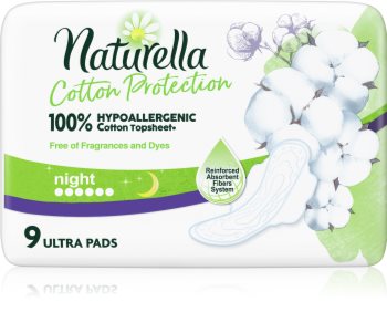 Naturella Cotton Protection Ultra Night terveyssiteet