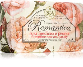 Nesti Dante Romantica Florentine Rose and Peony přírodní mýdlo