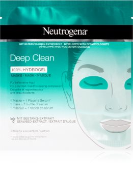 Neutrogena Deep Clean intenzivní hydrogelová maska pro hloubkové čištění