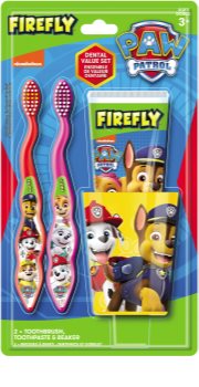 Nickelodeon Paw Patrol Firefly Dental Set kit med tandvård för barn