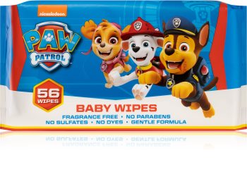 Nickelodeon Paw Patrol Baby Wipes sanfte Feuchttücher für Kleinkinder