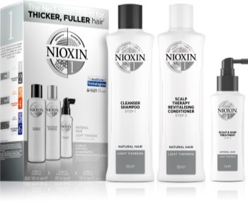 Nioxin System 1 Natural Hair Light Thinning Geschenkset